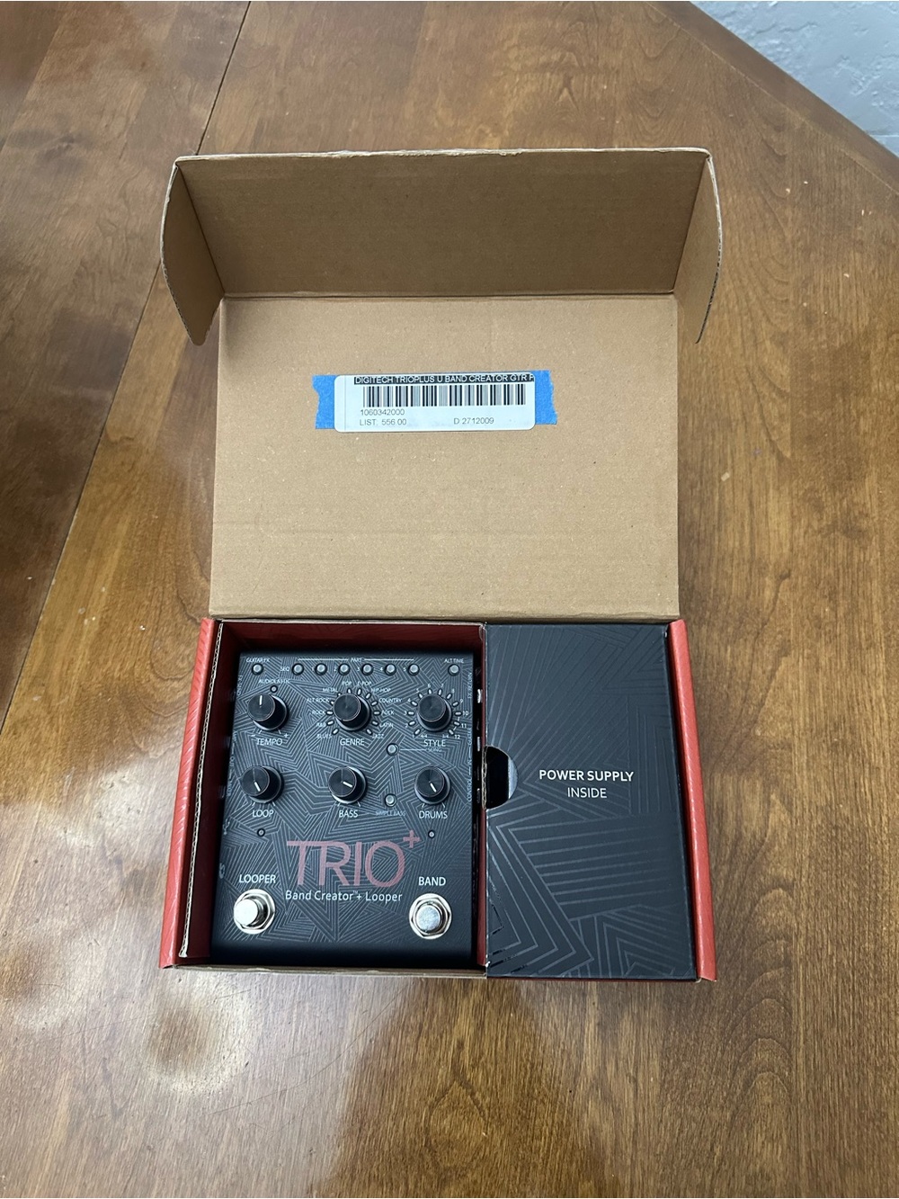 DigiTech TRIO+ Band Creator + Looper Guitar Effects Pedal
